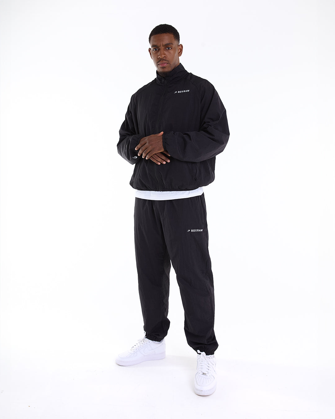 Saxton Track Jacket - Black | BOXRAW