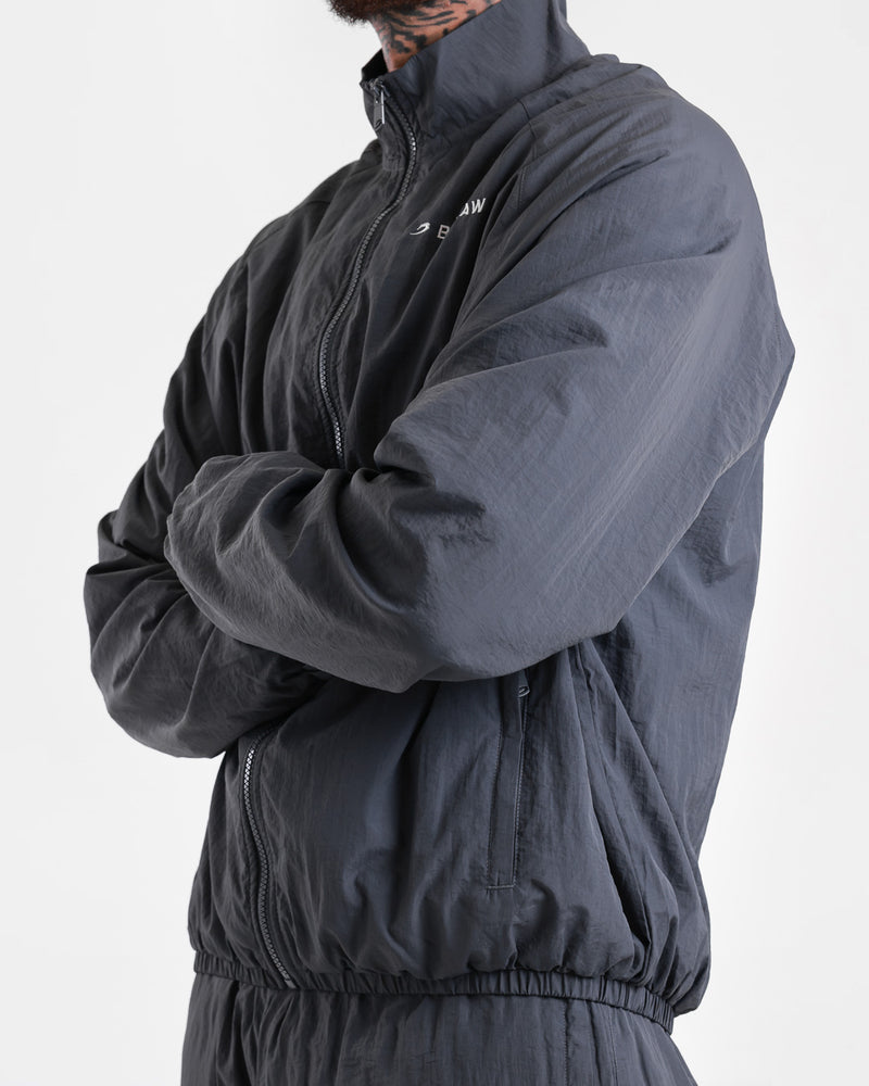 Saxton Track Jacket - Charcoal