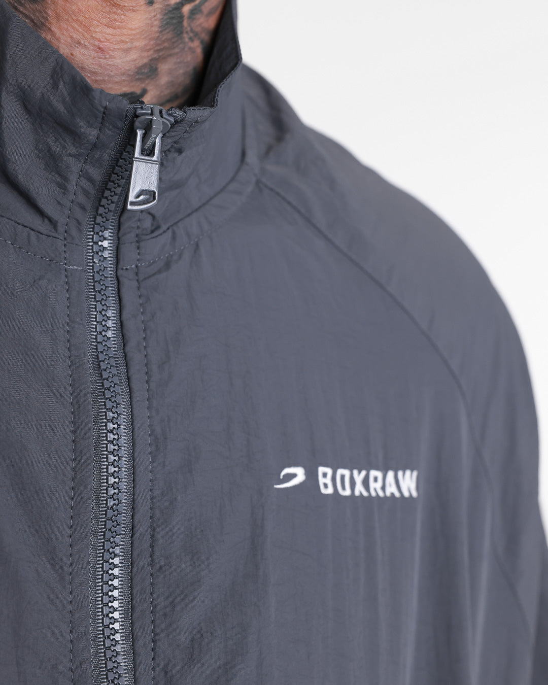 Saxton Track Jacket - Charcoal