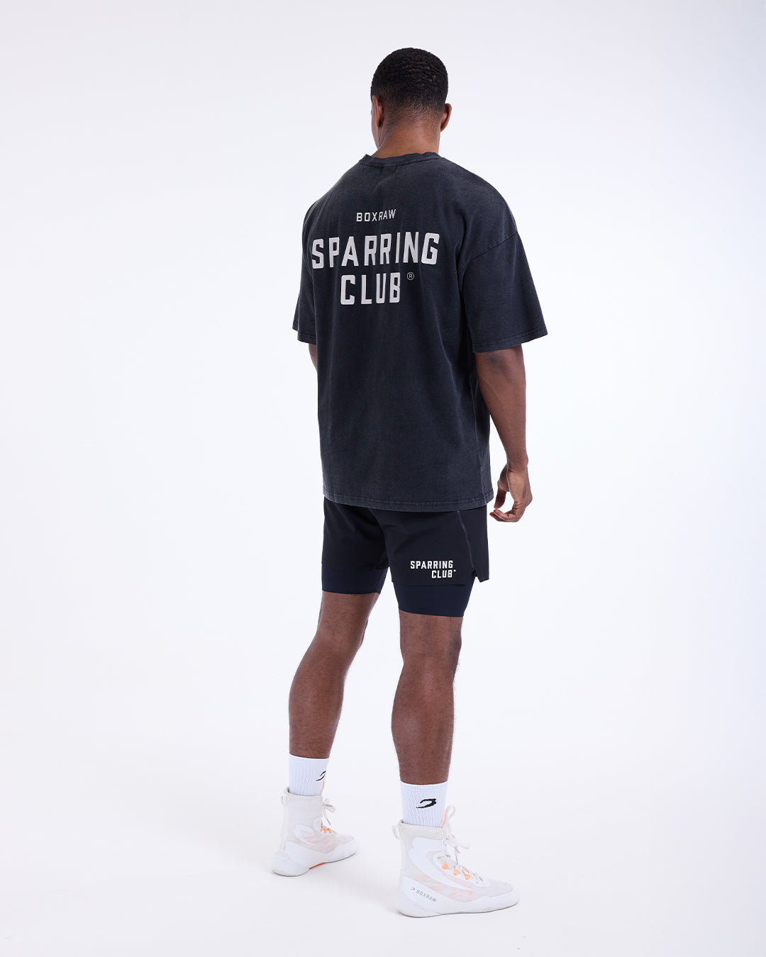 Sparring Club 2-in-1 Shorts - Black | BOXRAW