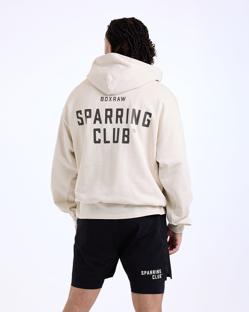 Sparring Club Oversized Hoodie - Washed Beige