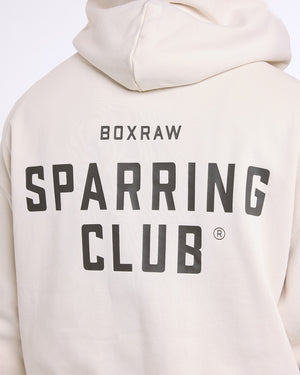 Sparring Club Oversized Hoodie - Washed Beige