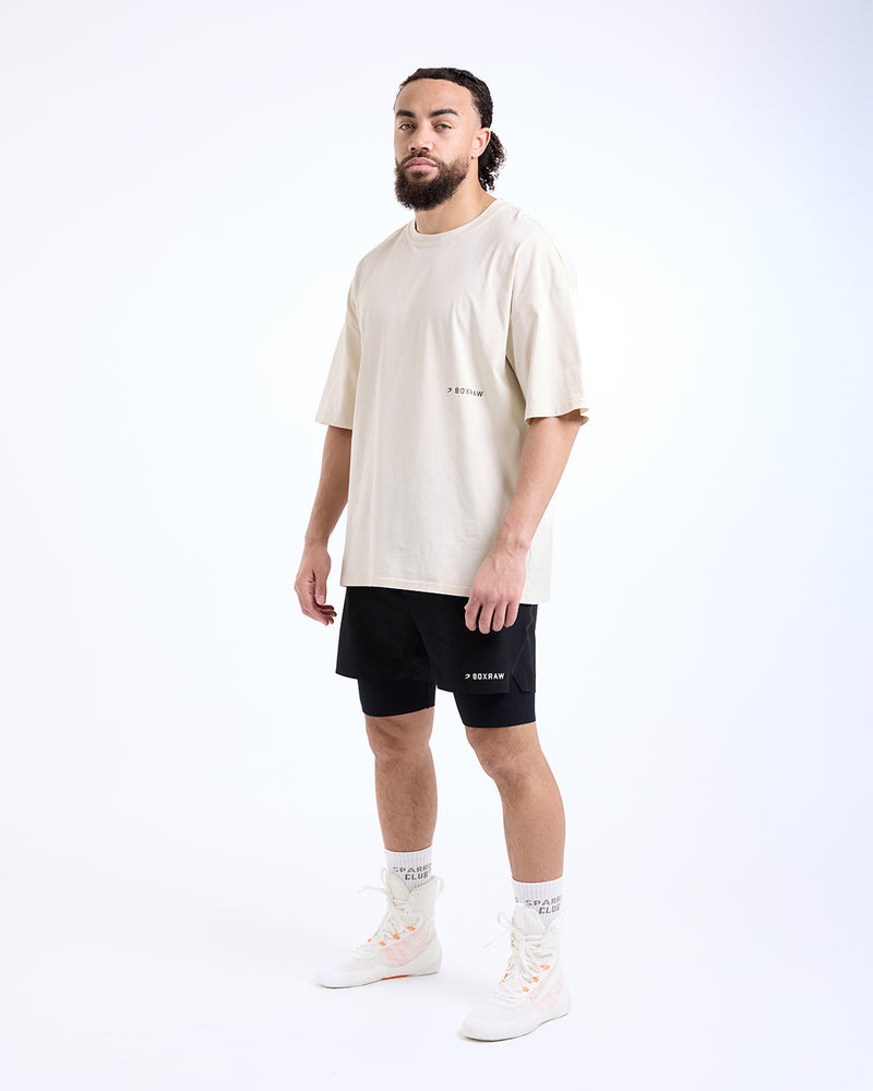 Sparring Club Oversized T-Shirt - Washed Beige