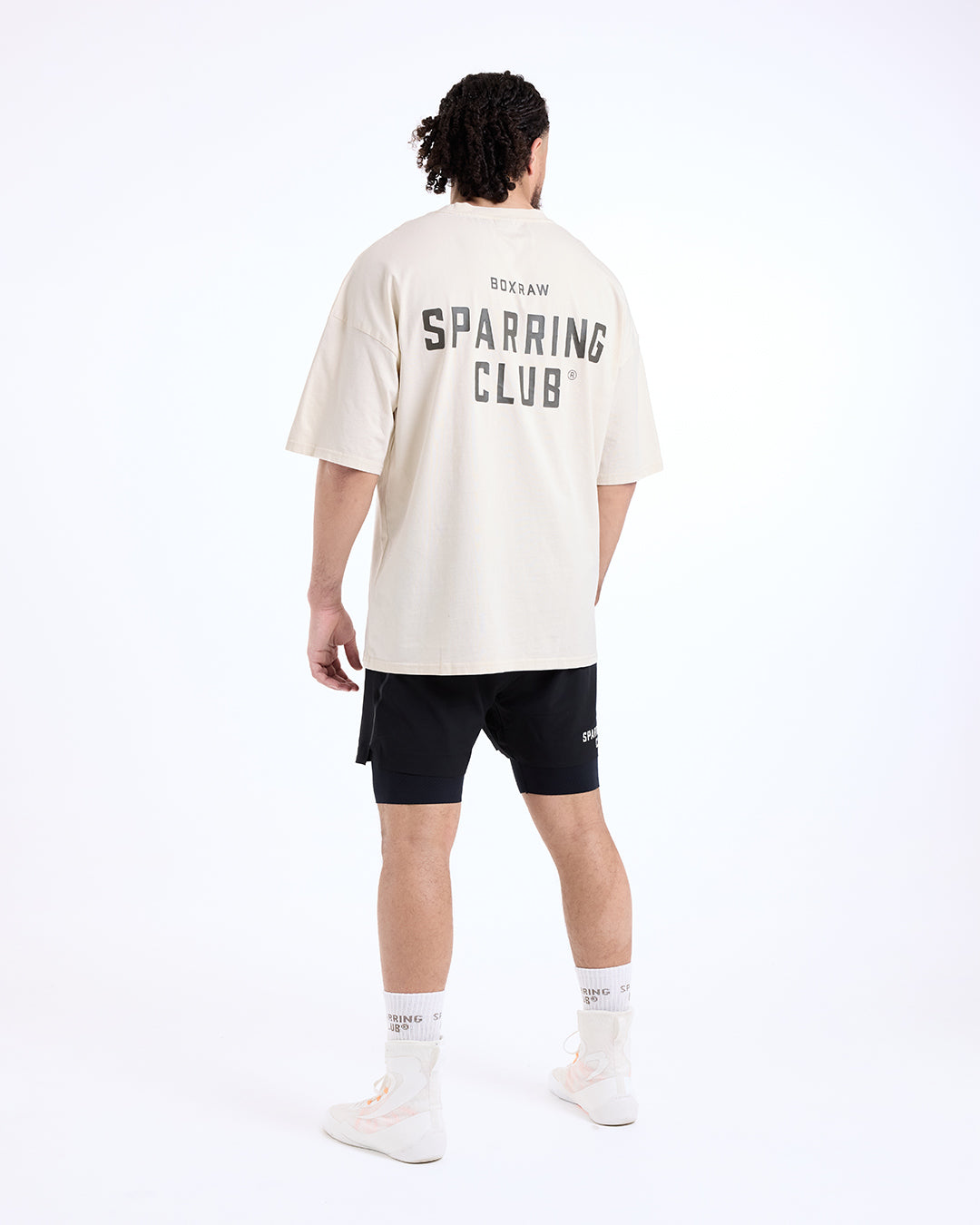 Sparring Club Oversized T-Shirt - Washed Beige | BOXRAW