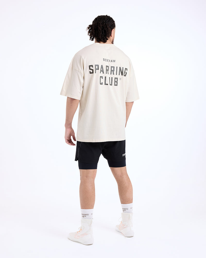 Sparring Club Oversized T-Shirt - Washed Beige