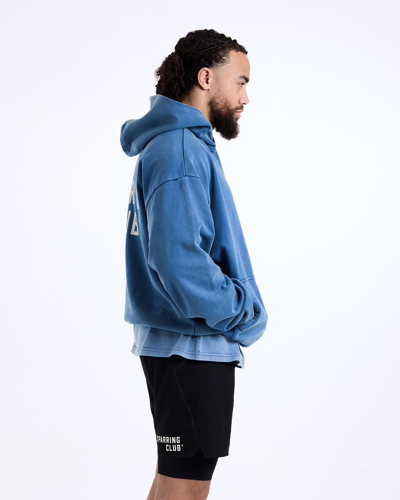 Sparring Club Oversized Hoodie - Washed Baby Blue