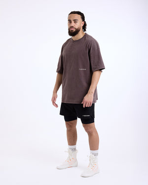 Sparring Club Oversized T-Shirt - Washed Brown