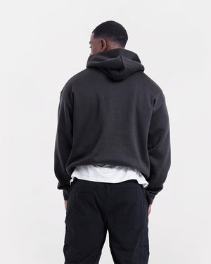 Strike Oversized Hoodie - Dark Grey