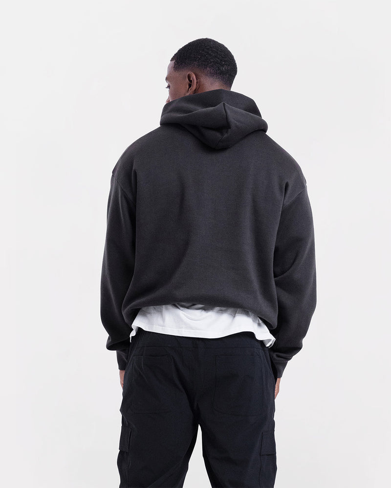 Strike Oversized Hoodie - Dark Grey