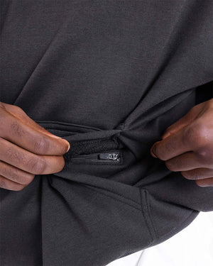 Strike Oversized Hoodie - Dark Grey