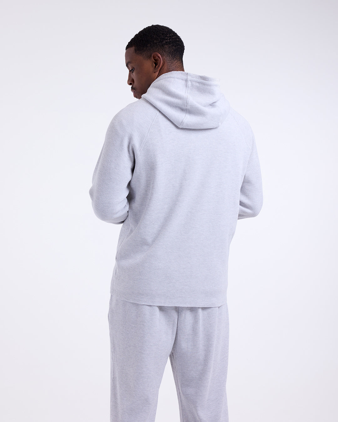 Tunero Waffle Zip Hoodie - Grey | BOXRAW