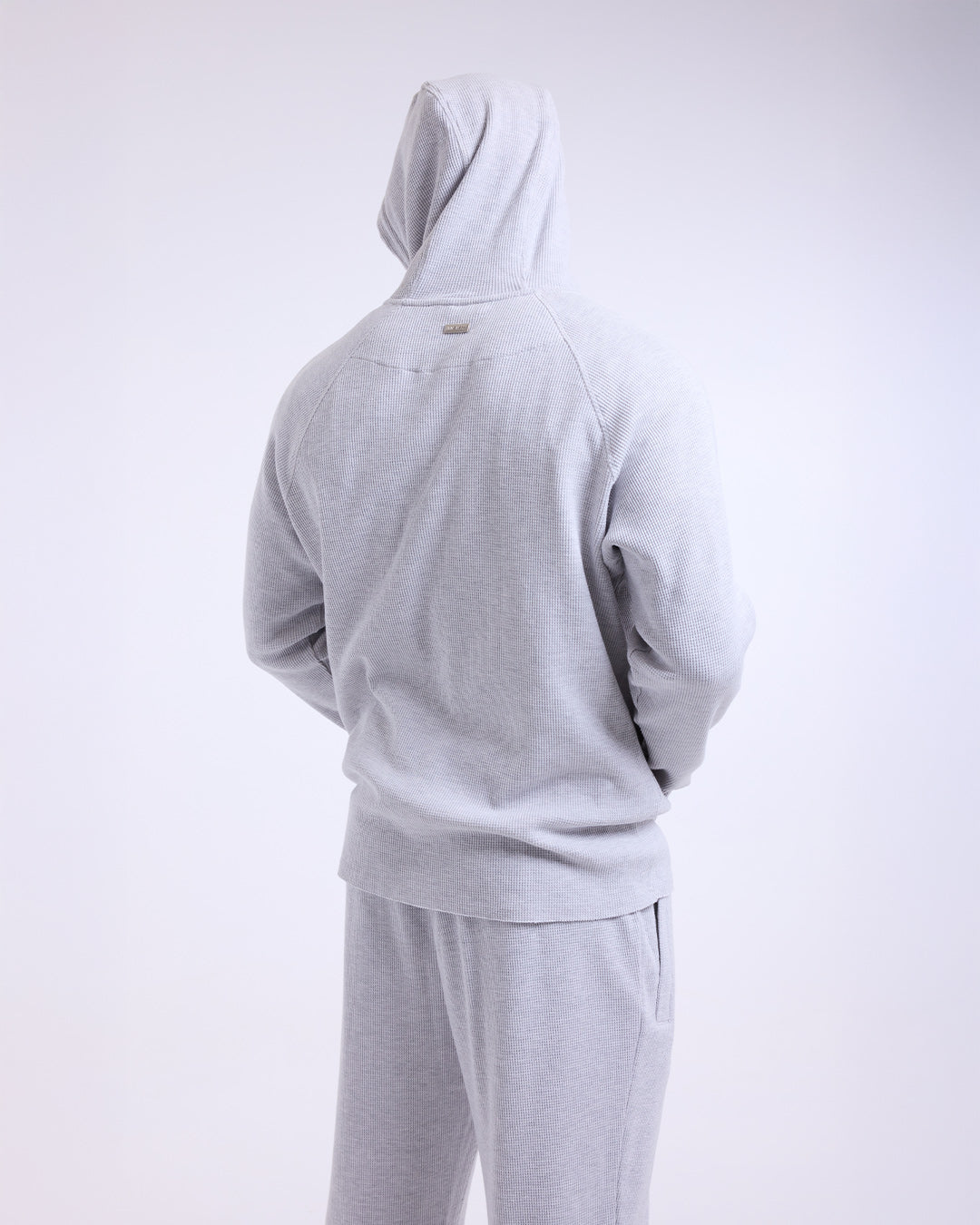 Tunero Waffle Zip Hoodie - Grey | BOXRAW