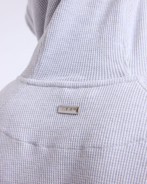 Tunero Waffle Zip Hoodie - Grey