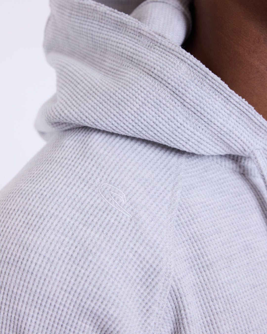 Tunero Waffle Zip Hoodie - Grey | BOXRAW