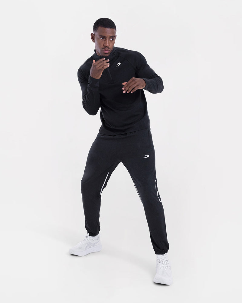 Valdes 1/4 Zip - Black