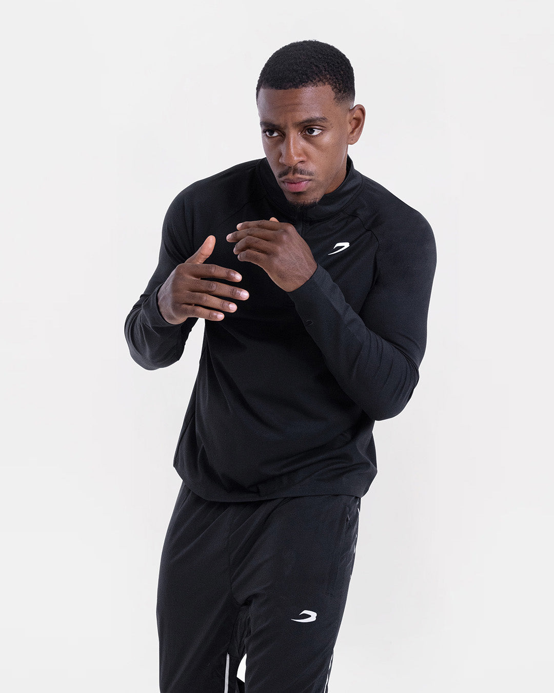 Valdes 1/4 Zip - Black | BOXRAW