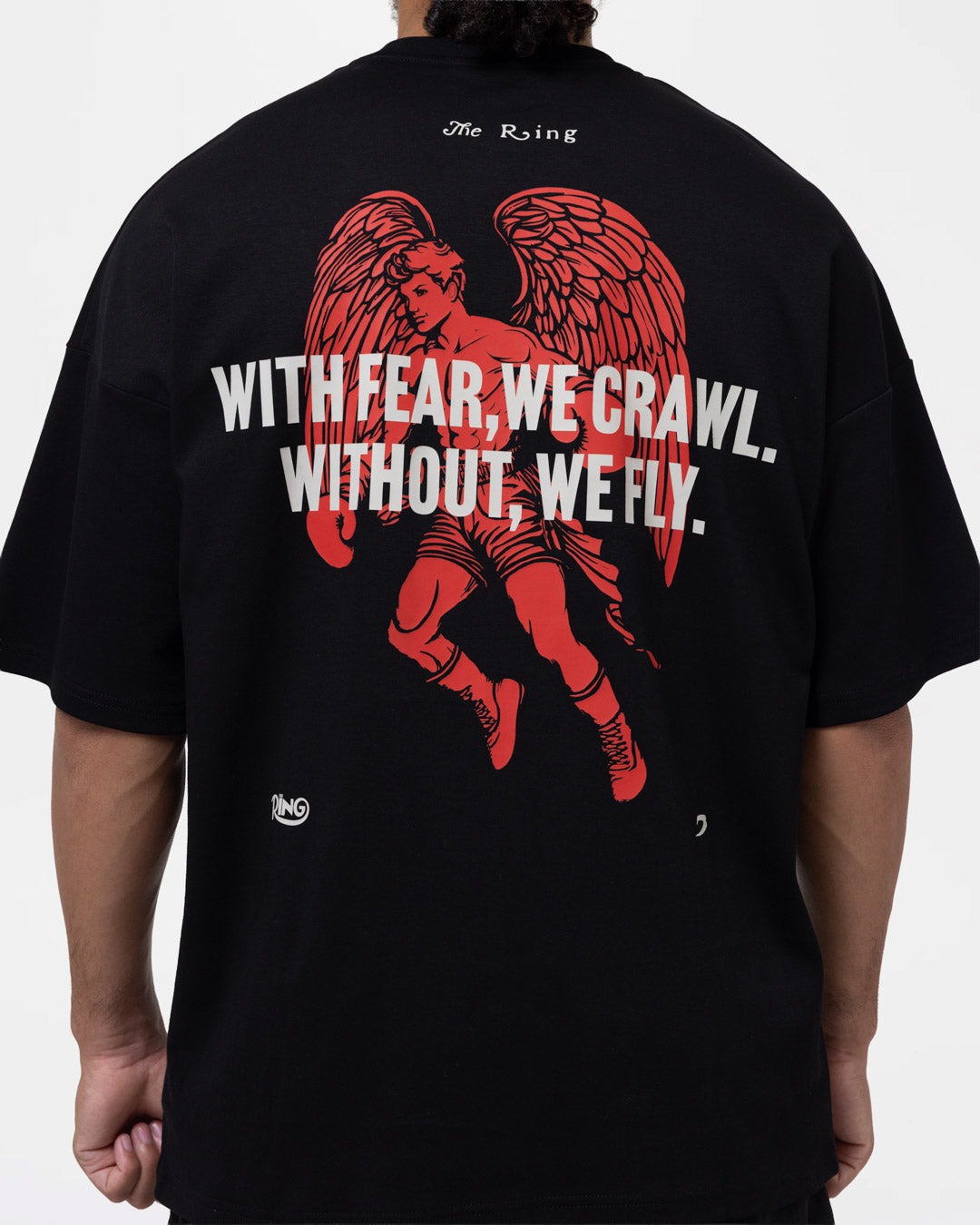 Ring x BOXRAW Fearless Oversized T-Shirt - Black