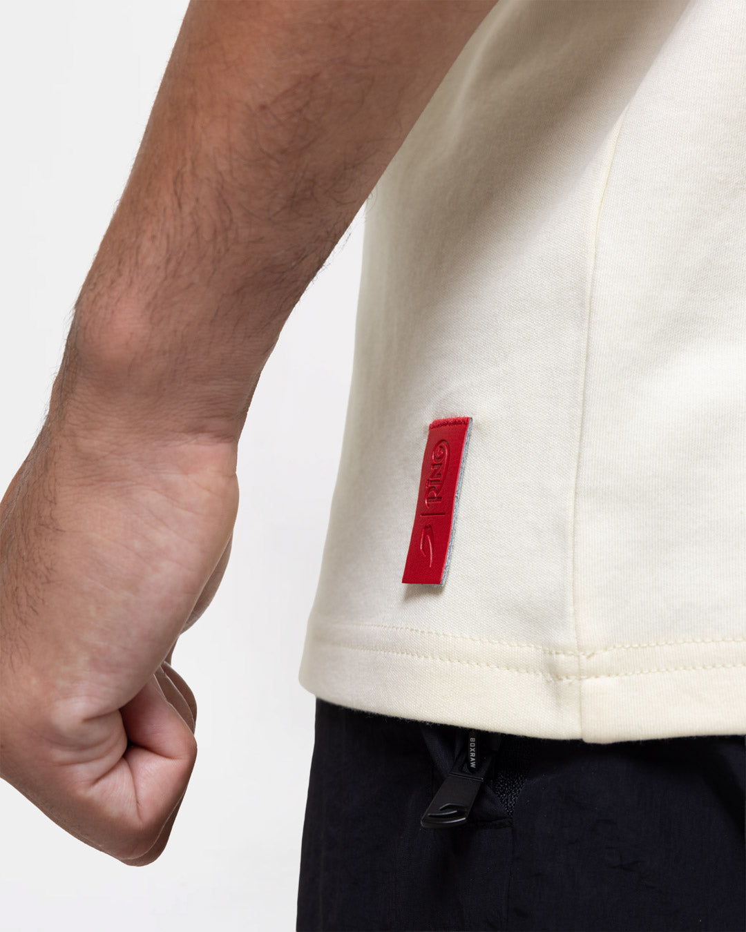 Ring x BOXRAW Manny Pacquiao Oversized T-Shirt - Stone Beige