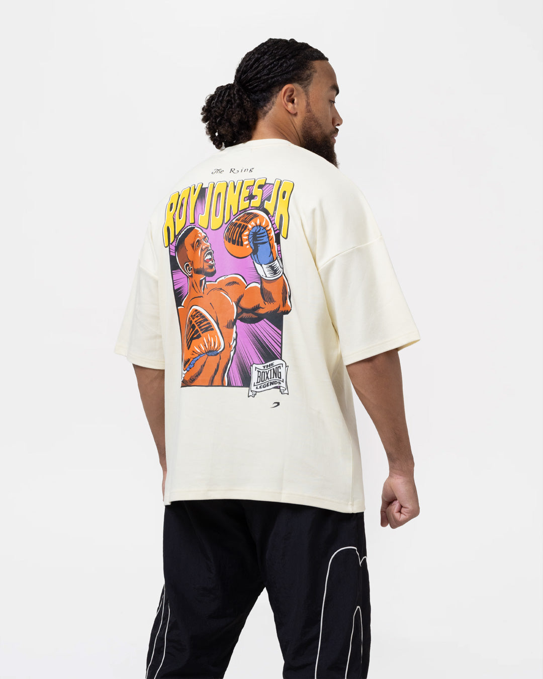 Ring x BOXRAW Roy Jones Jr Oversized T-Shirt - Stone Beige