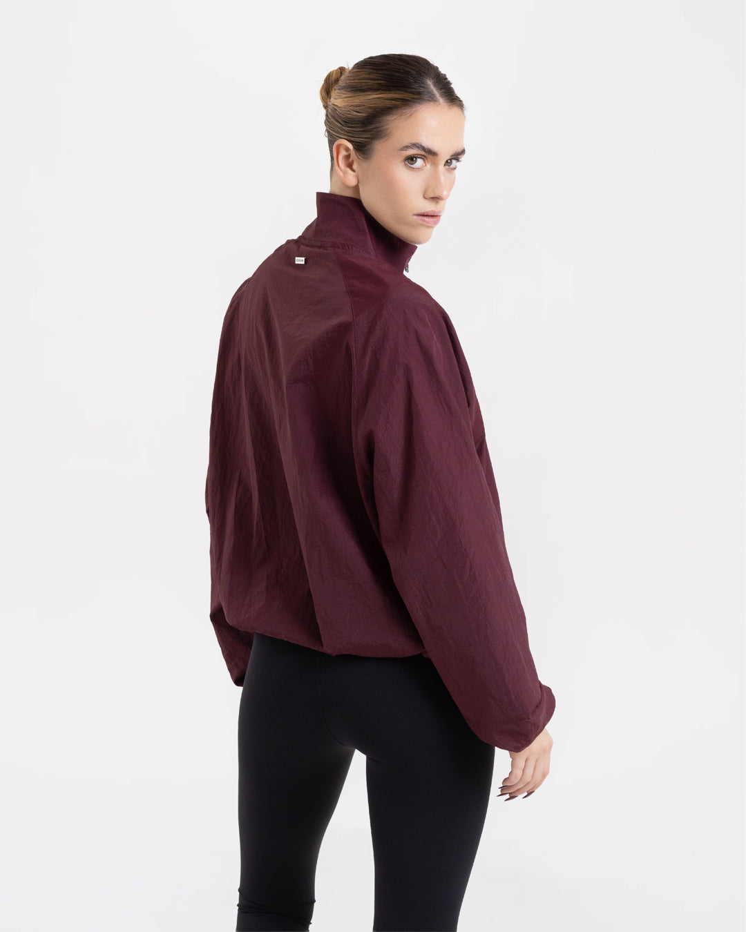 Saxton Track Jacket - Burgundy