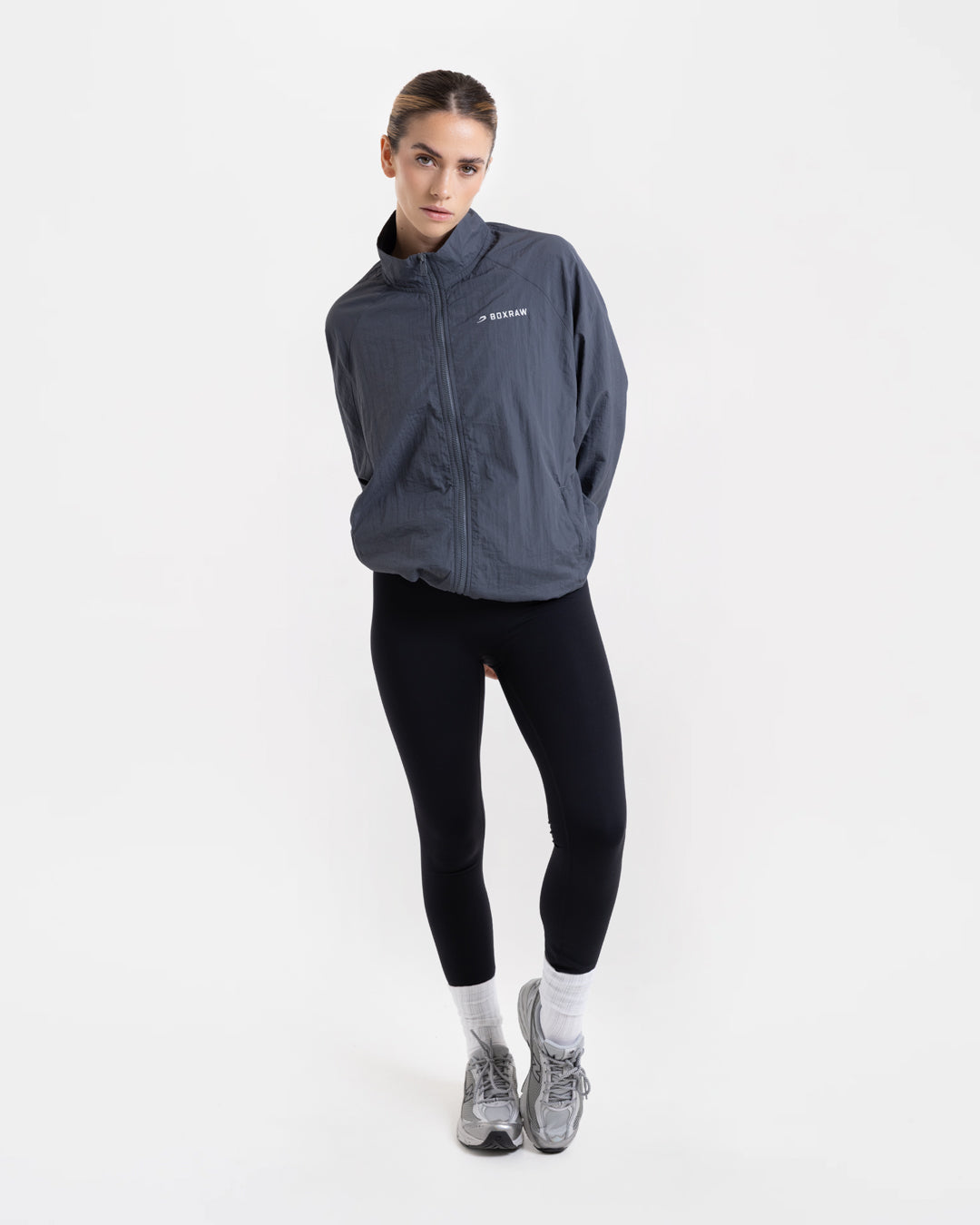 Saxton Track Jacket - Charcoal