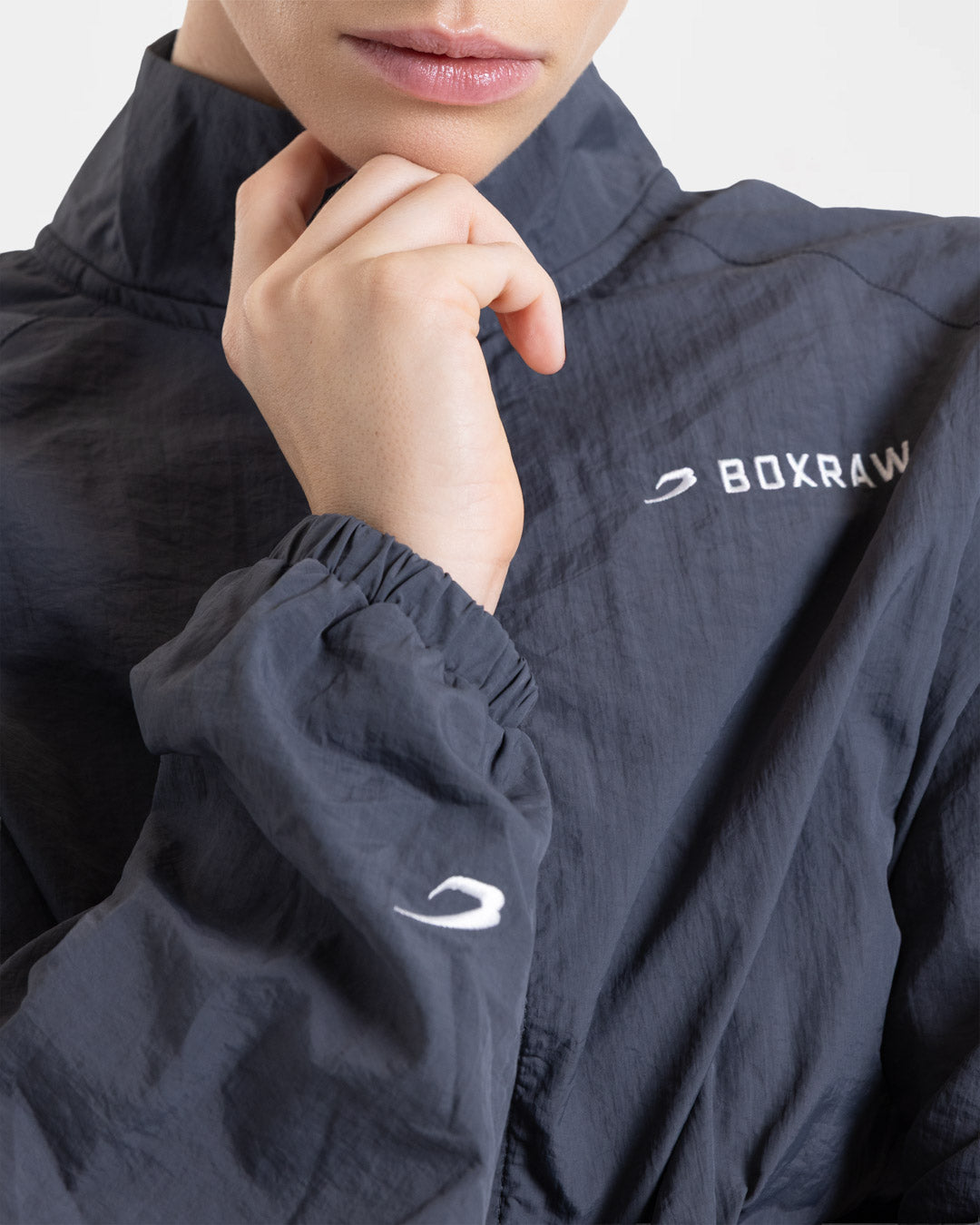 Saxton Track Jacket - Charcoal