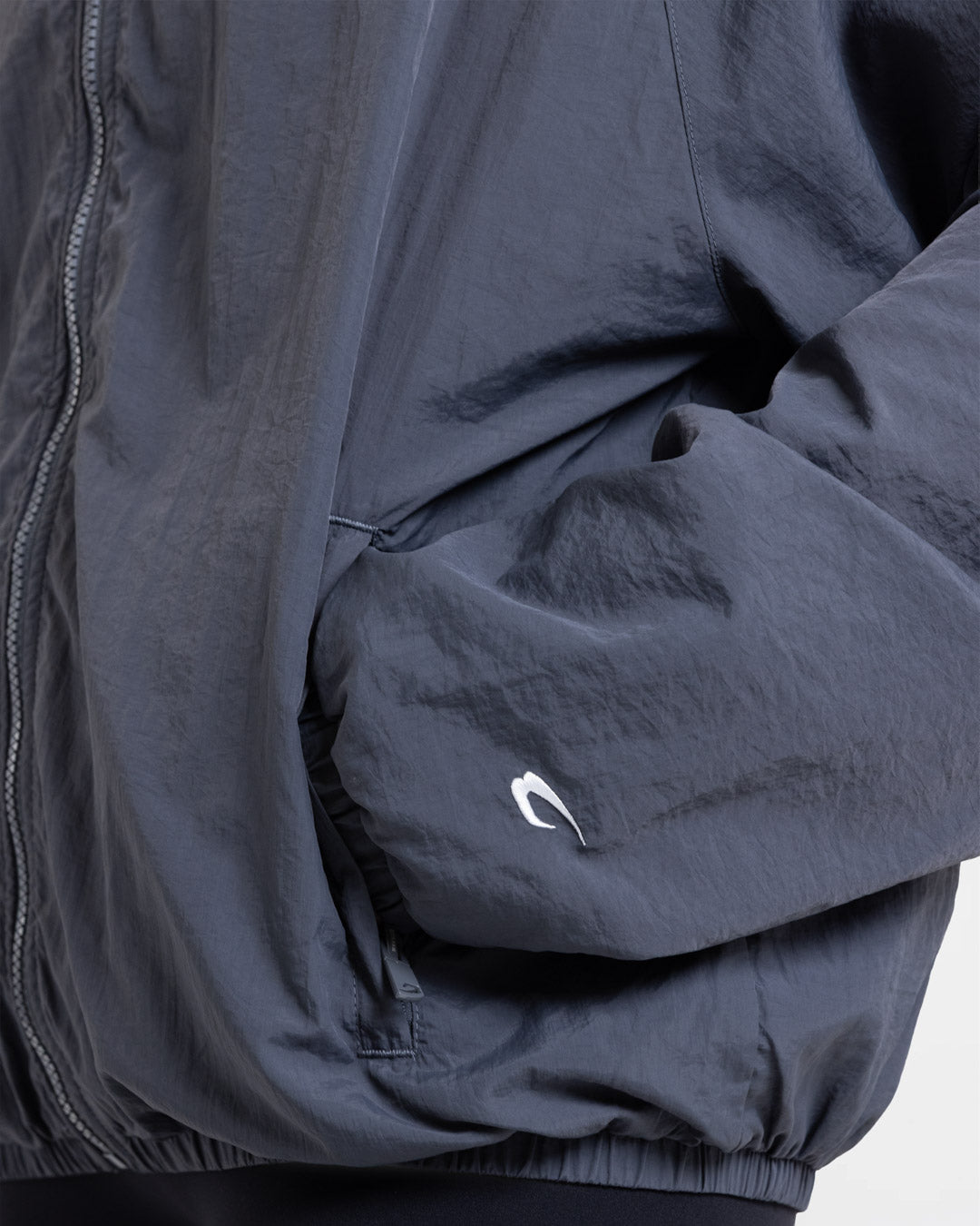 Saxton Track Jacket - Charcoal