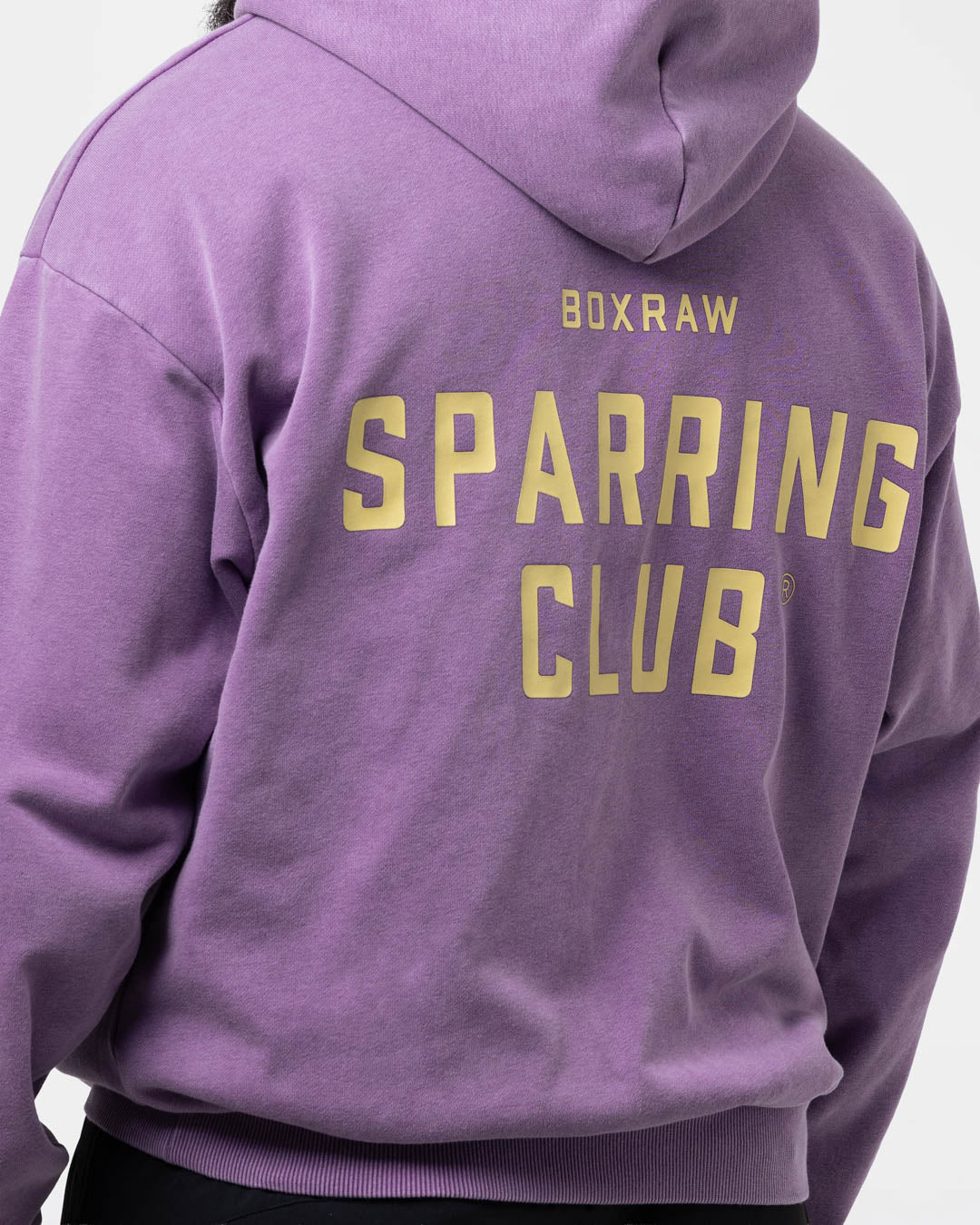 Sparring Club Oversized Hoodie - Washed Purple