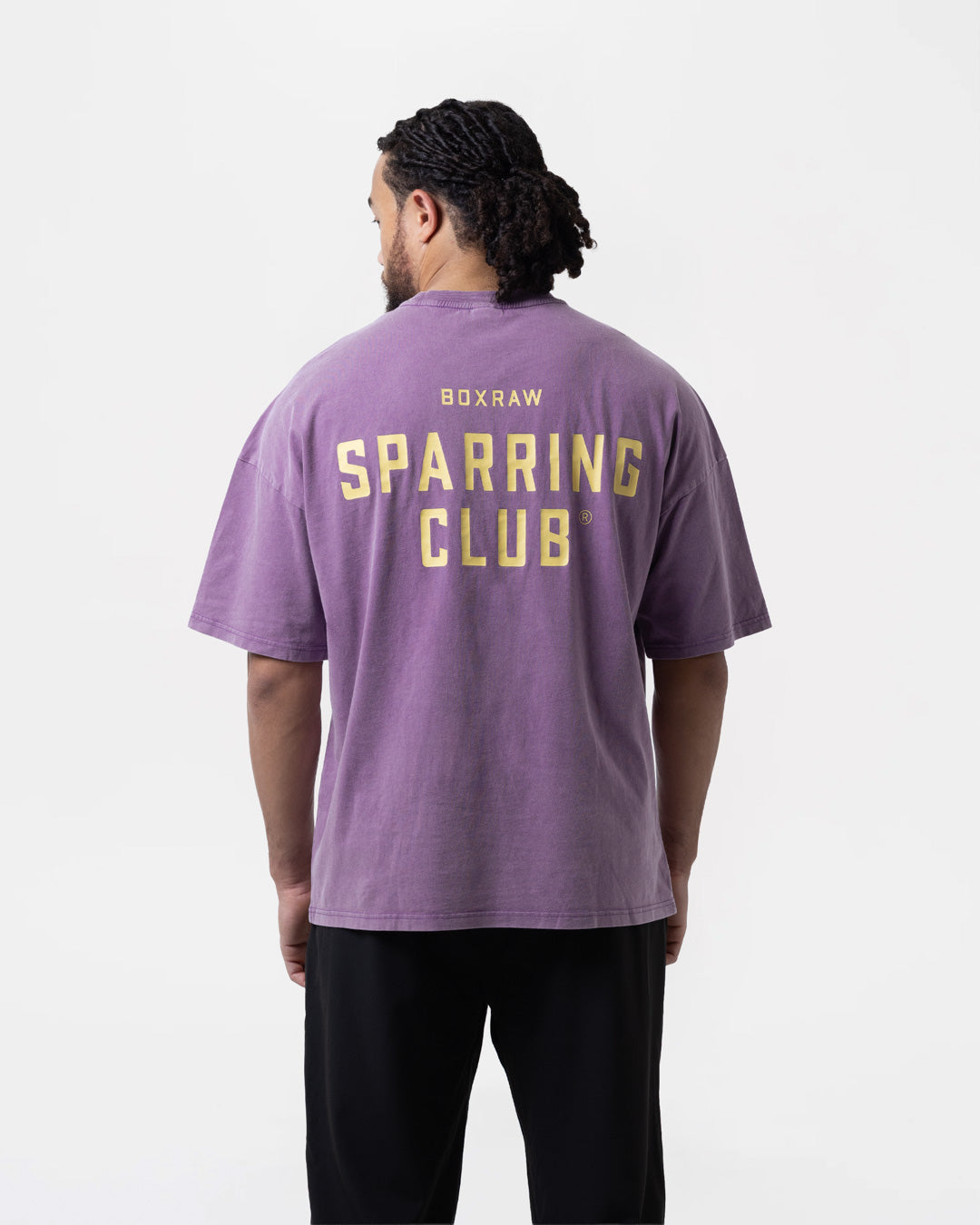 Sparring Club Oversized T-Shirt - Washed Purple