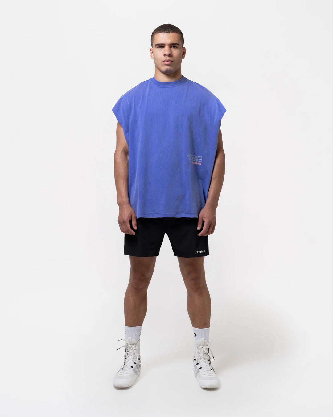 Sparring Club Fire Horse Oversized Tank - Washed Blue