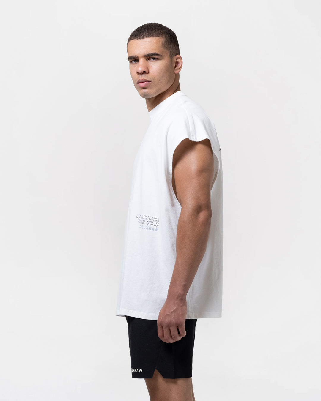 Sparring Club Fire Horse Oversized Tank - Washed Ivory