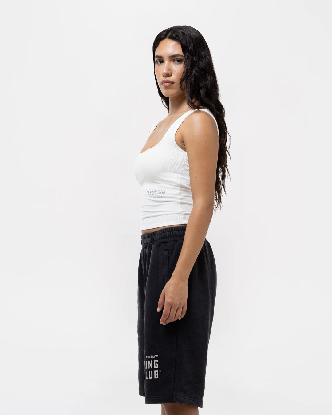 Sparring Club Fire Horse Ribbed Tank - Washed Ivory