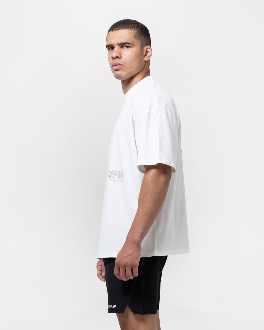 Sparring Club Fire Horse Oversized T-Shirt - Washed Ivory
