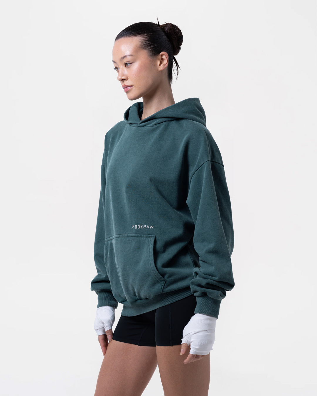 Sparring Club Oversized Hoodie - Washed Teal