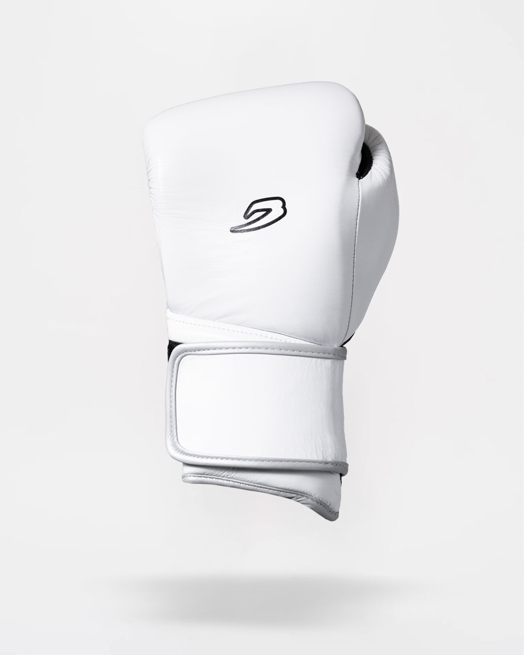 Strike-Five Strap Boxing Gloves - White/Black