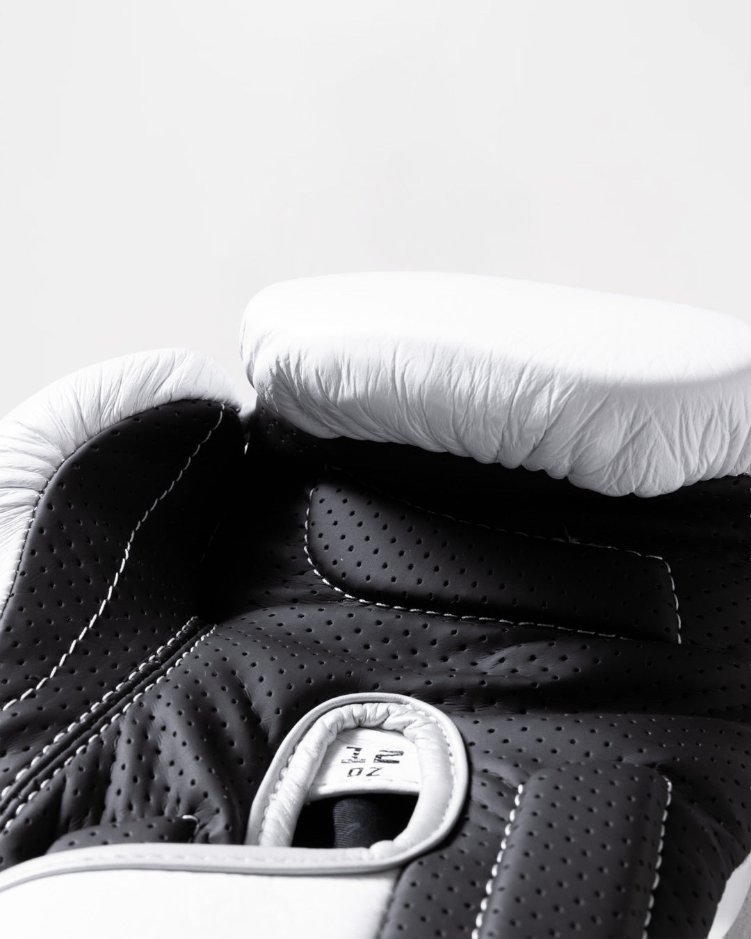 Strike-Five Strap Boxing Gloves - White/Black