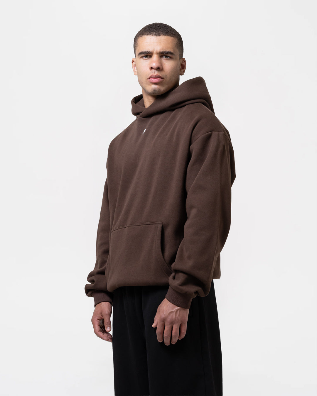 Strike Oversized Hoodie - Brown