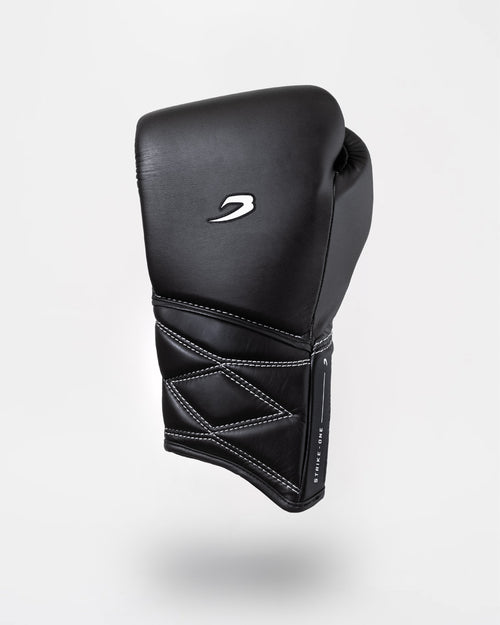 Strike-One Lace Boxing Gloves - Black/Charcoal