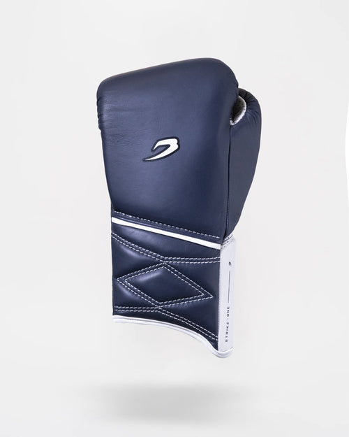 Strike-One Lace Boxing Gloves - Blue/White
