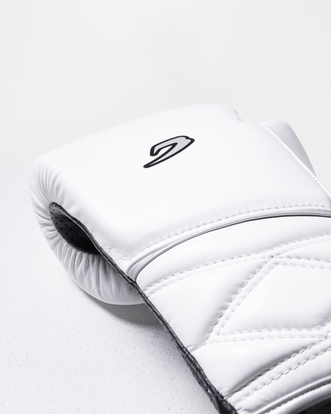 Strike-One Lace Boxing Gloves - White/Black
