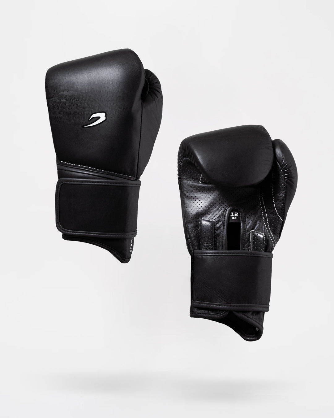 Strike-One Twin Strap Boxing Gloves - Black/Charcoal