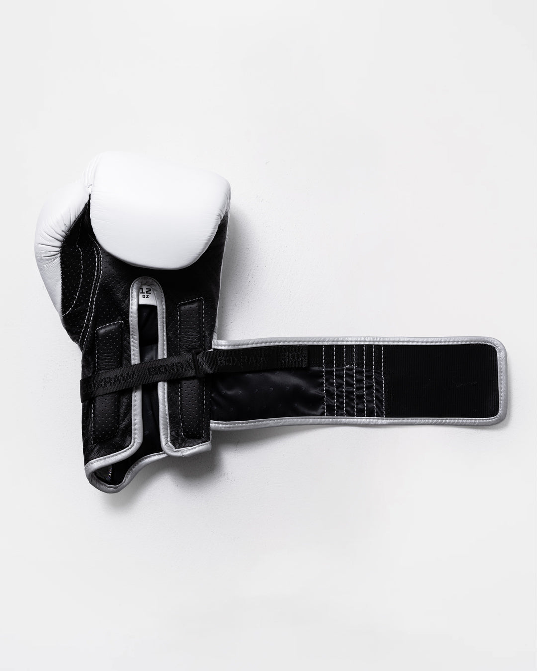 Strike-One Twin Strap Boxing Gloves - White/Black