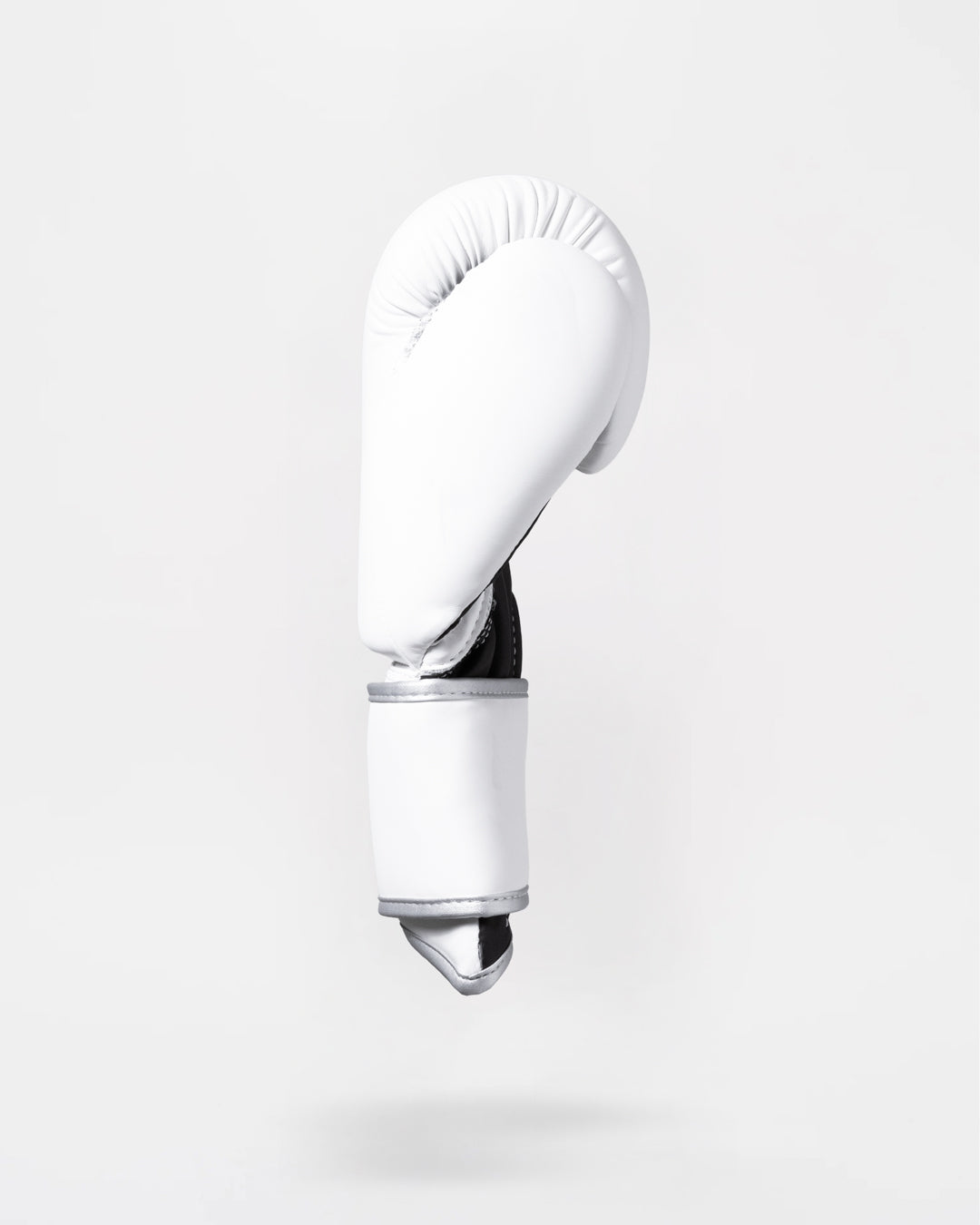 Strike-Seven Strap Boxing Gloves - White/Black
