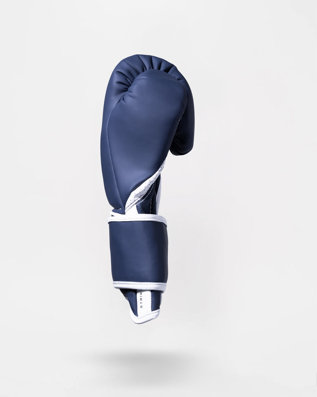 Strike-Three Twin Strap Boxing Gloves - Blue/White
