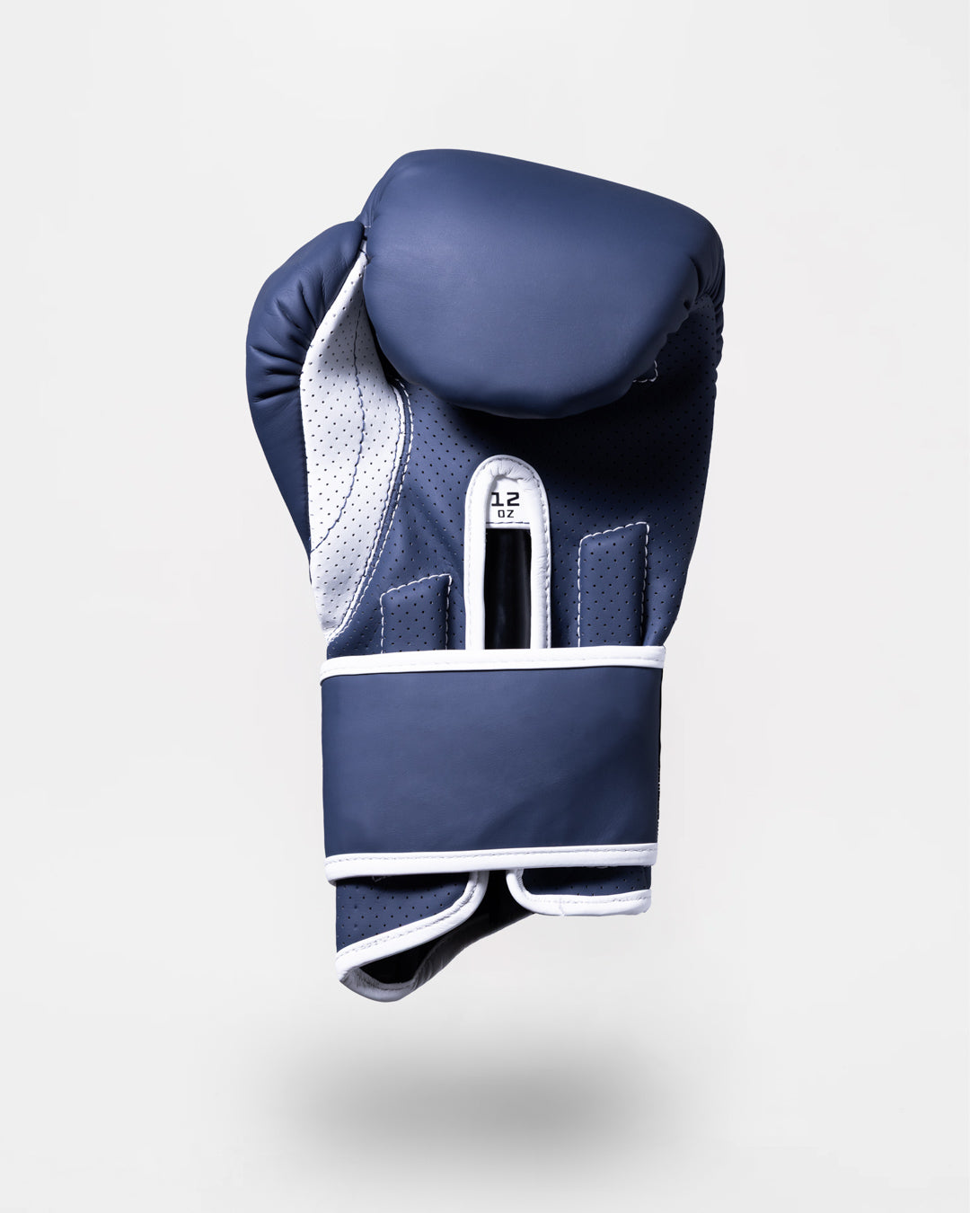 Strike-Three Twin Strap Boxing Gloves - Blue/White