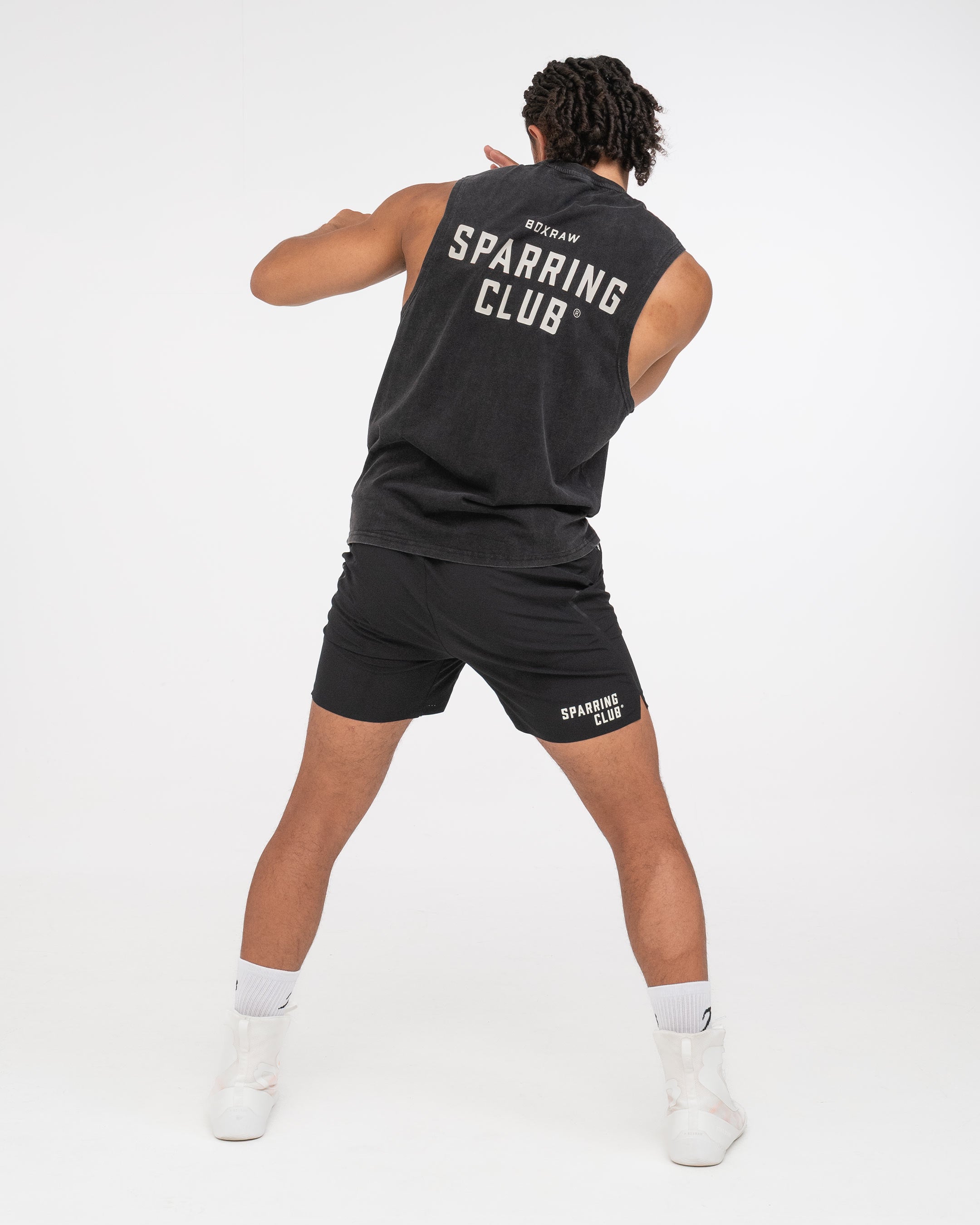 Sparring Club Muscle Tank - Washed Black