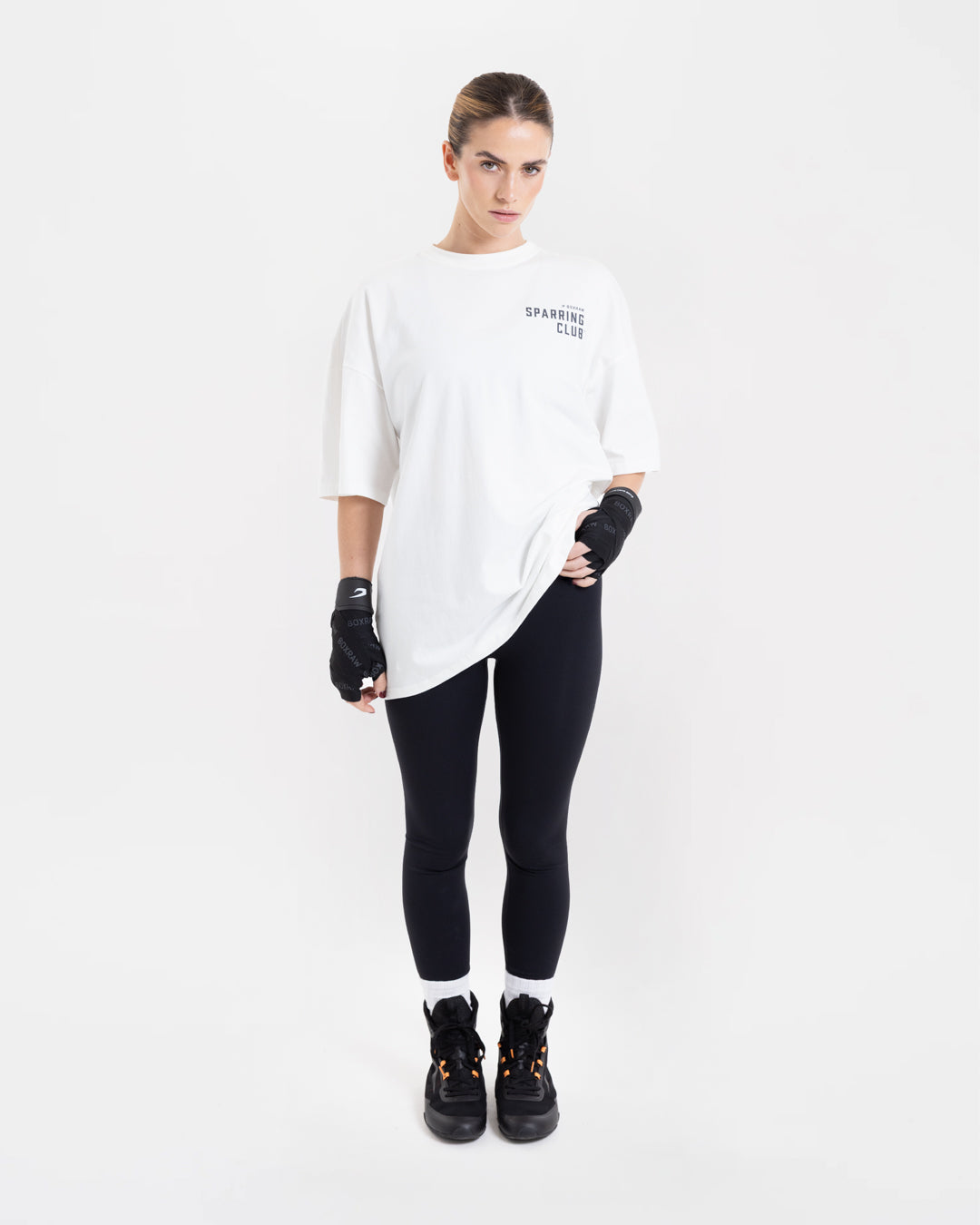 Women's This Is My House Oversized T-Shirt - White | BOXRAW