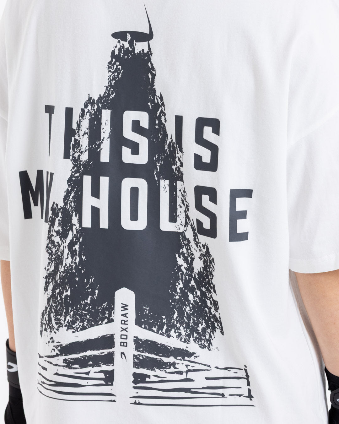 This Is My House Oversized T-Shirt - White