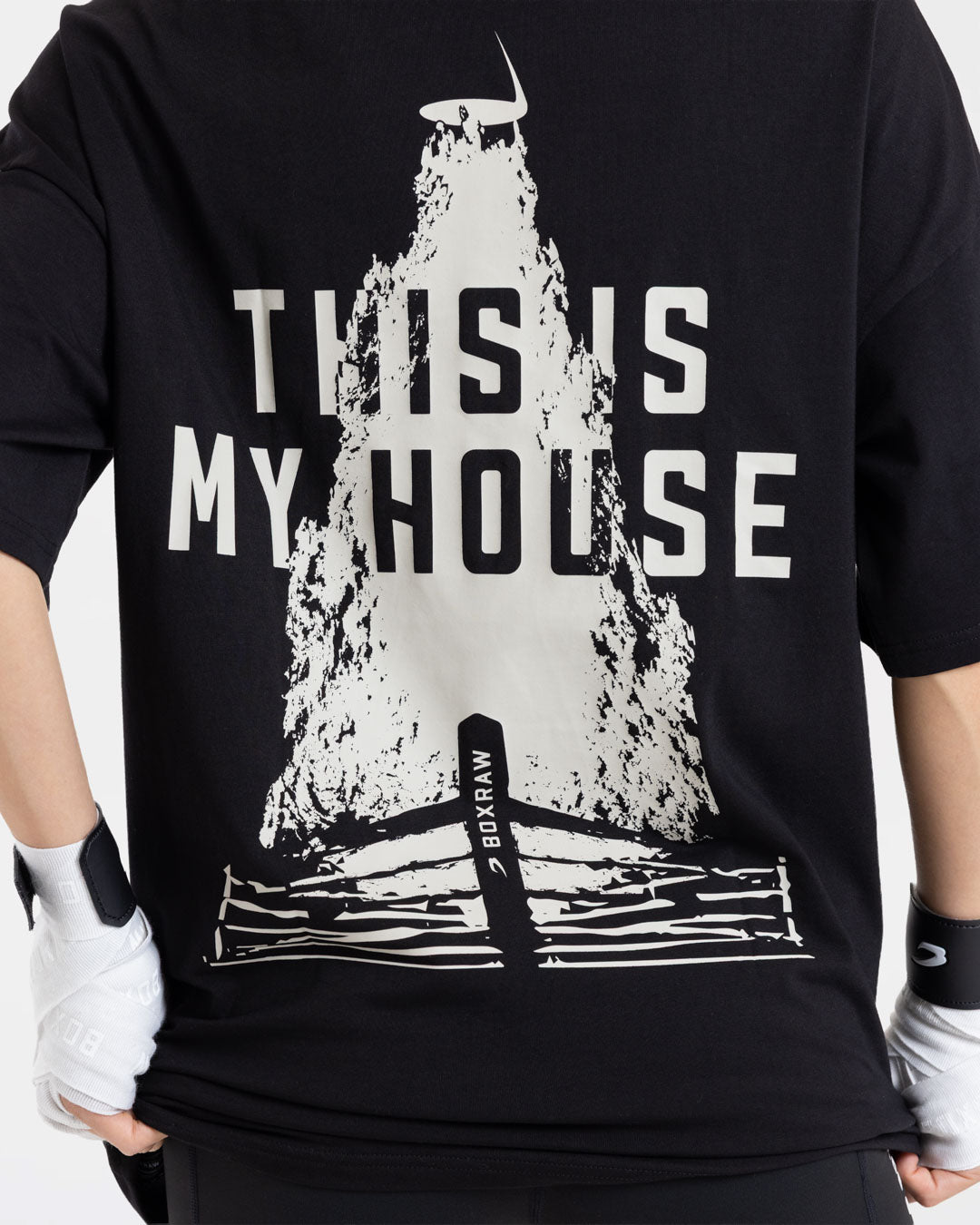 This Is My House Oversized T-Shirt - Black