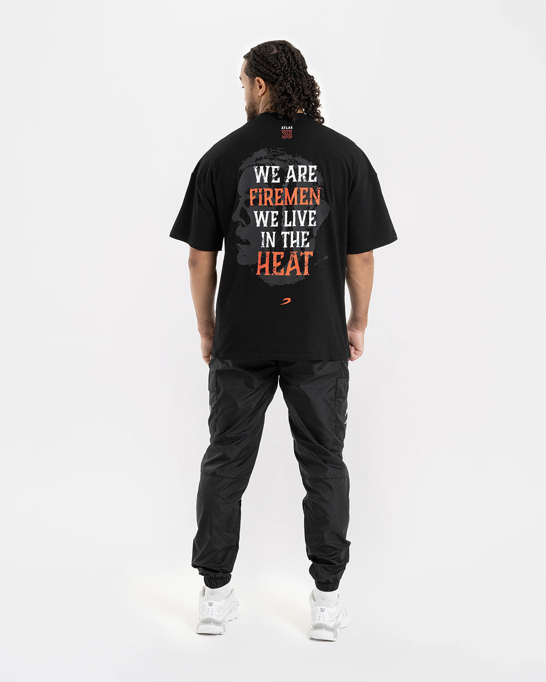 Teddy Atlas Heat Oversized T-Shirt - Black | BOXRAW